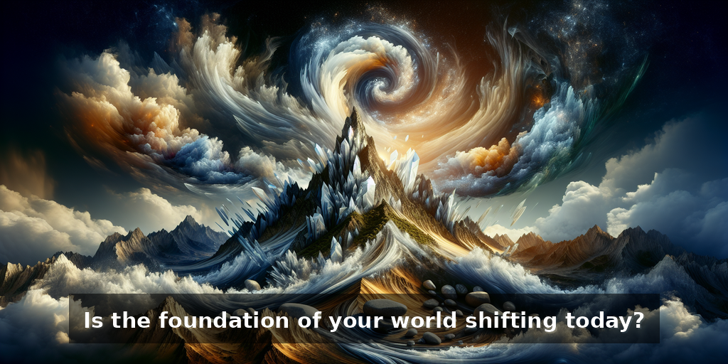 "Harness Earth's Stability: Inner Strength in Crisis"