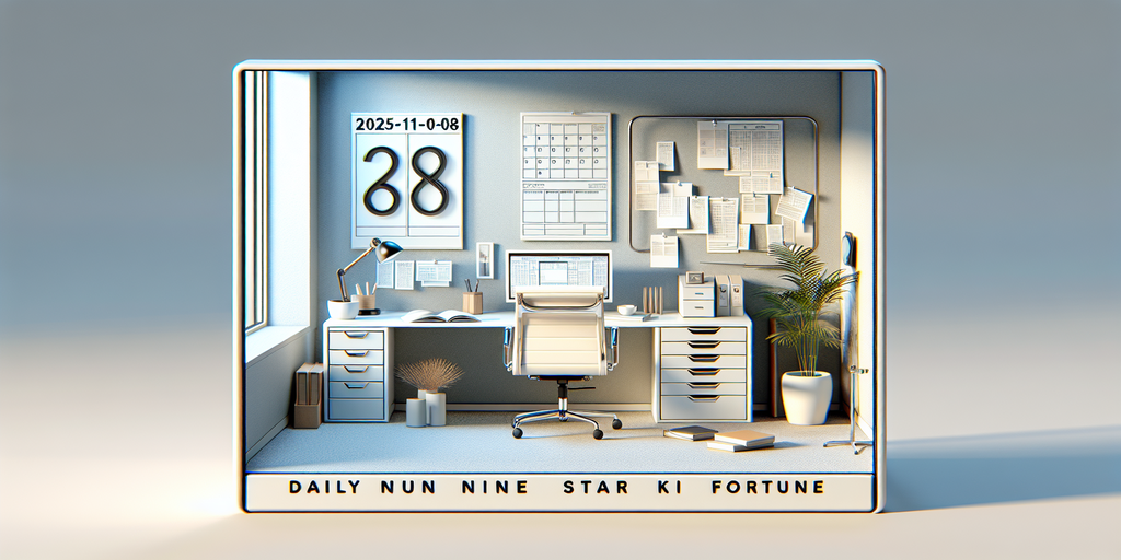 🌟 Daily Nine Star Ki Fortune - 2025-11-08