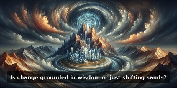 "Grounded in Clarity: Earth’s Wisdom Amidst Chaos"