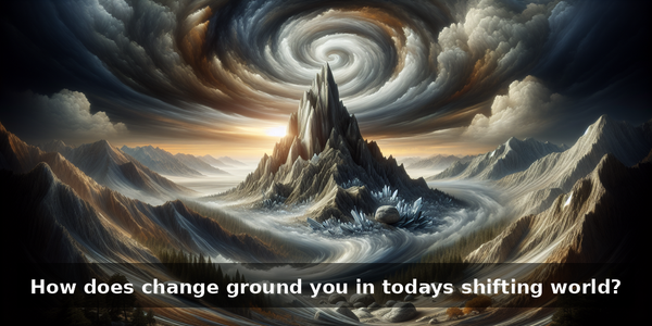 "Cosmic Wisdom: Grounding Economic Shifts with Earth Energy"