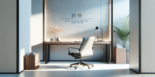 🌟 Daily Nine Star Ki Fortune - 2025-10-09